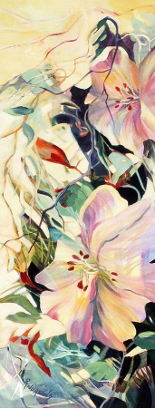 Lilies In Splendor by artist Rae Andrews